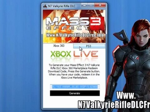 Get Free Mass Effect 3 N7 Valkyrie Rifle DLC Code - Tutorial