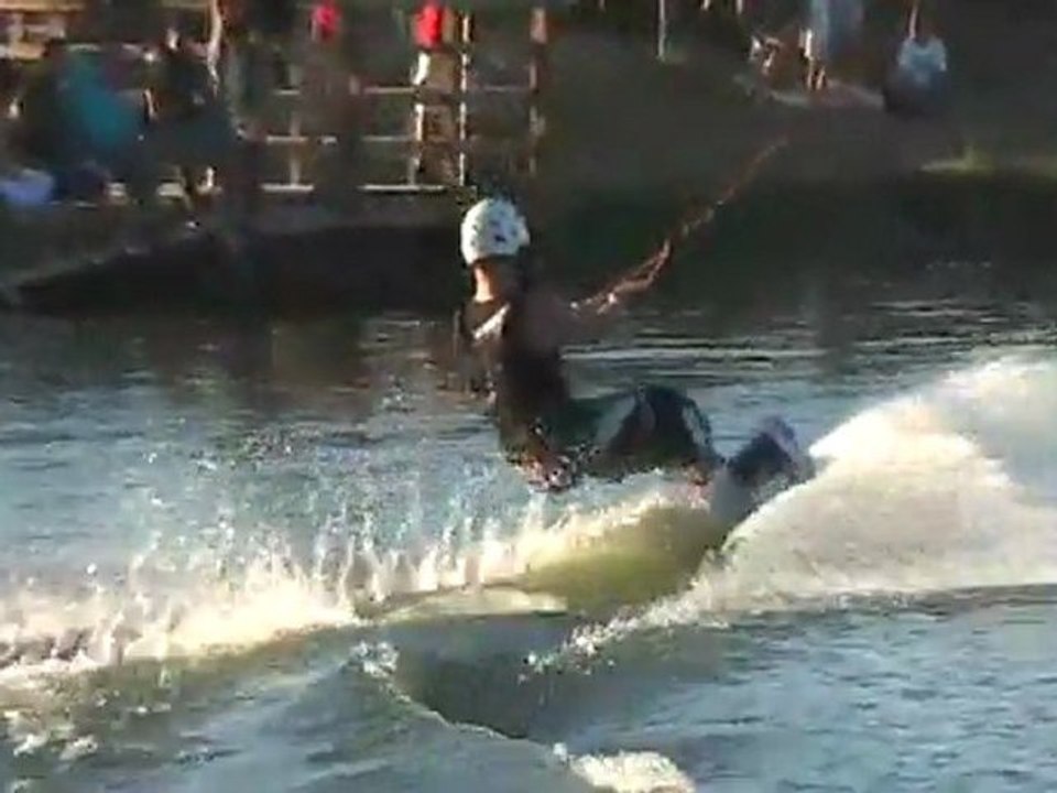 Marc Shuster's winning run at McCormick's Cable Park's first annual Birthday Bash