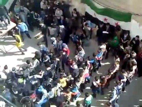 فري برس دمشق برزة البلد مظاهرة طلابية 6 3 2012 ج2