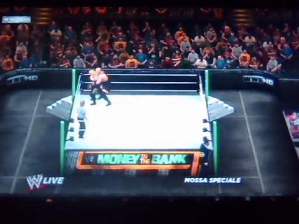 WWE 12 ps3 online  Money in the bank - game  part 3