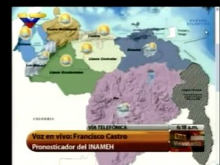 (VIDEO) Inameh pronostica buen tiempo para gran parte del país (+video)