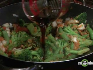 How to Make Sweet Potato, Pea, Broccoli,& Quinoa Stir Fry
