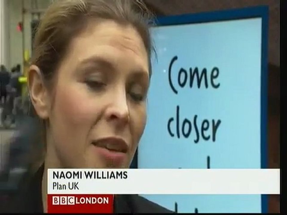 Une publicité interactive d'une ONG visible que pour les femmes