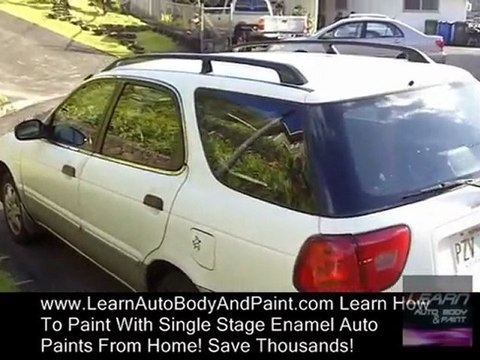 How To Paint Single Stage Enamel, Urethane Paints
