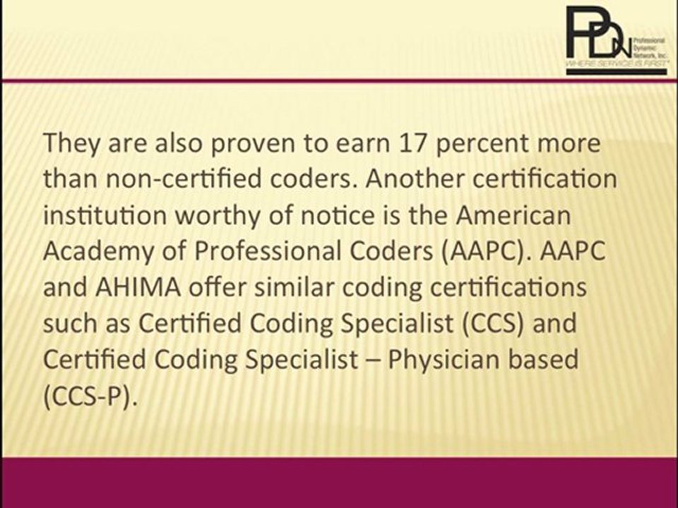 The Best Medical Coding Association
