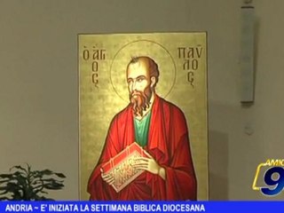 Andria | E' iniziata la settimana biblica diocesiana