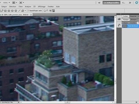 Adobe Photoshop CS5 : Détourer une photo en premier plan