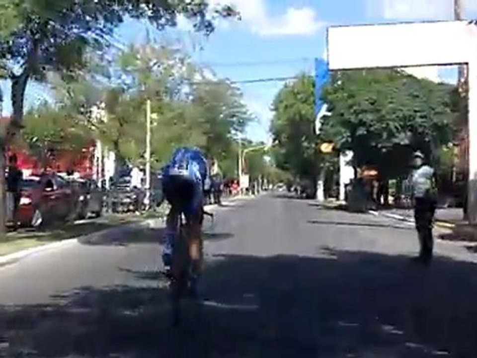Ben Day's last kilometre at the 2012 Tour de San Luis time trial