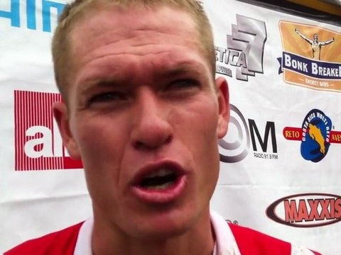 Rom Akerson (Specialized) talks to Cyclingnews after finishing second on stage 2 of La Ruta de los Conquistadores.