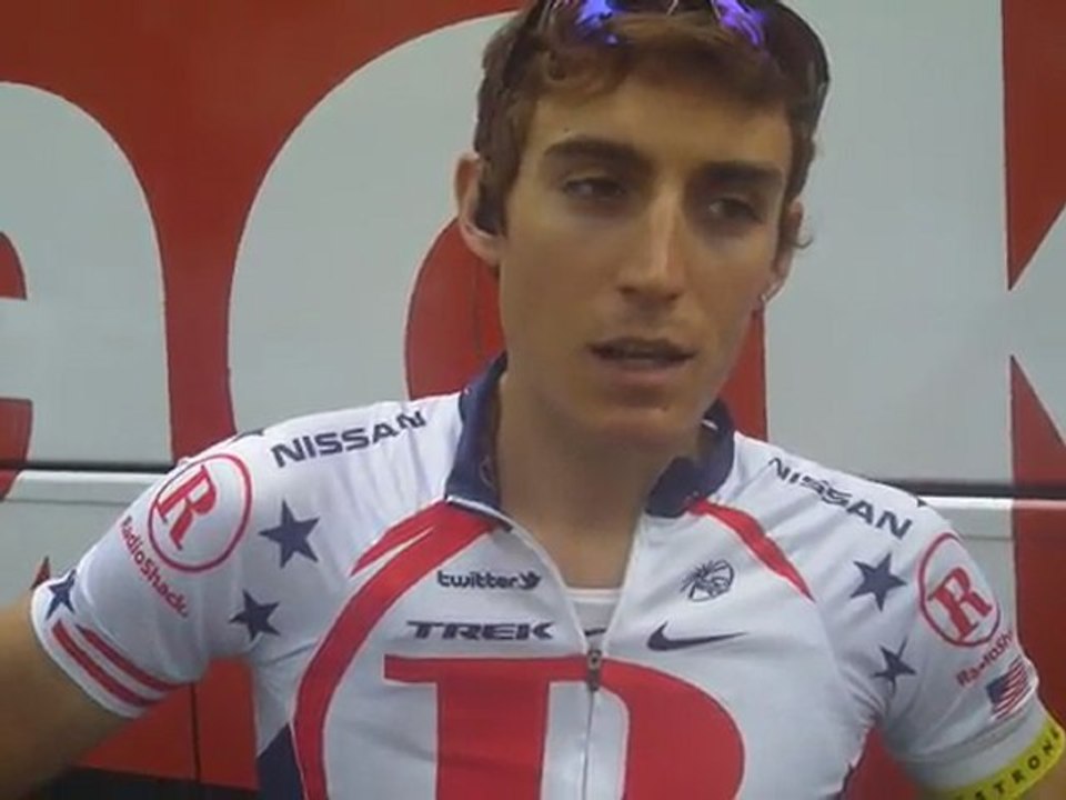 RadioShack's Matthew Busche at the Tour of Poland