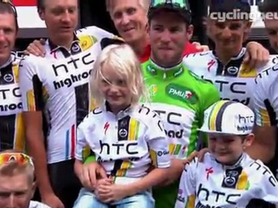 2011 Tour de France stage 21 final - celebration montage