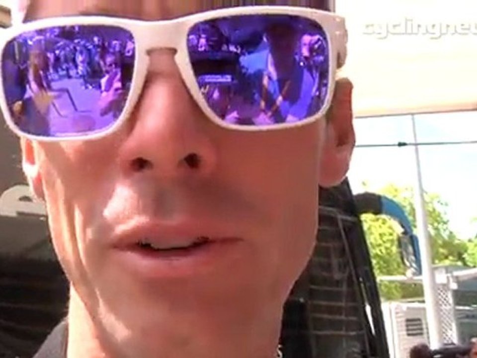 David Millar after 2011 Tour de France stage 20 timetrial