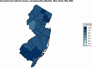 View Of New Jersey Unemployment Filings Historically