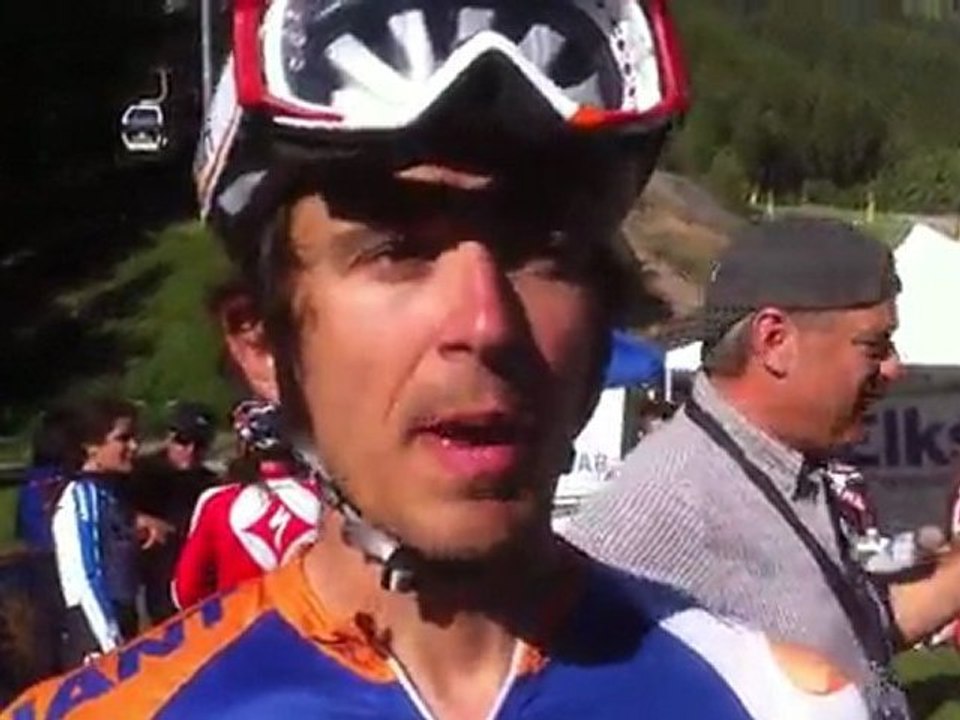 Adam Craig (Rabobank-Giant) after winning the US Super D