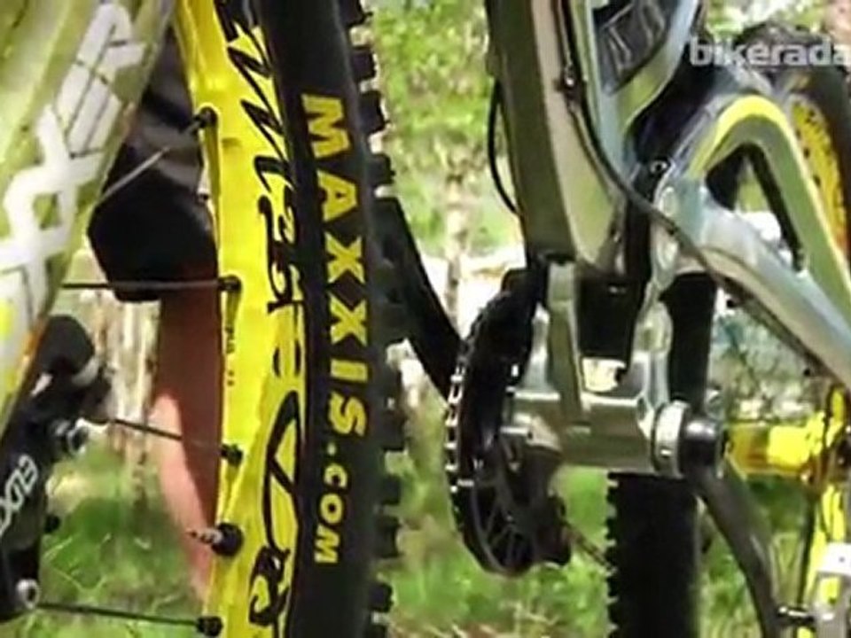 Marc Beaumont's GT Fury Downhill Race Bike