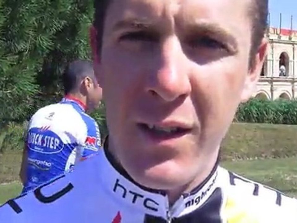 Matt Goss (HTC-Highroad) on his Tour de France debut