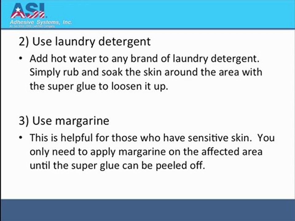 Glue On Skin –Some Suggestions For Removing Super Glue From Skin