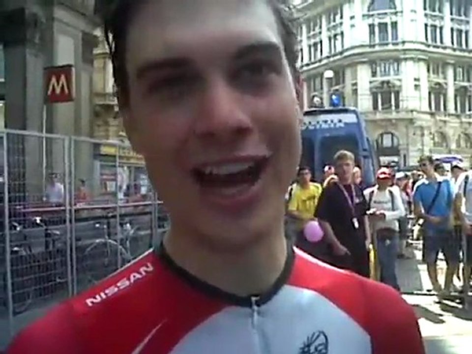 Bjorn Selander of the RadioShack team talks about finishing the 2011 Giro d'Italia