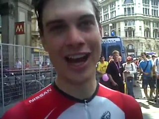 Bjorn Selander of the RadioShack team talks about finishing the 2011 Giro d'Italia