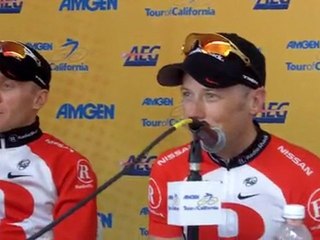 2011 Amgen Tour of California: Levi Leipheimer talks about his stage win