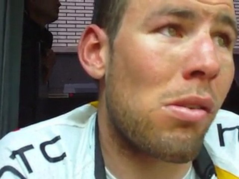 Mark Cavendish on 2011 Gent-Wevelgem crash