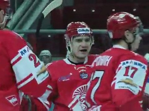 Артём Воронин открывает счёт в игре с к.Ладья 29.02.12.