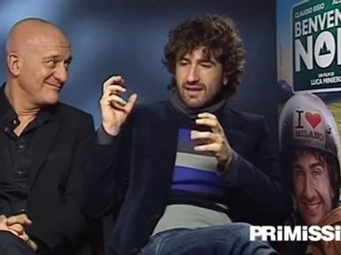 Intervista a Claudio Bisio e Alessandro Siani protagonisti del film Benvenuti al Nord