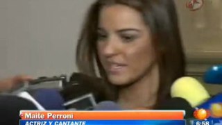 Maite Perroni aclara supuesta polémica con Anahí (1N)