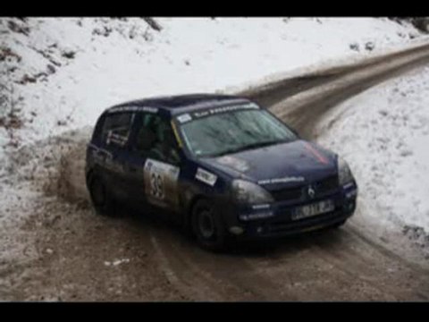 camera embarque rallye hivernal des hautes alpes 2012 clio n°39