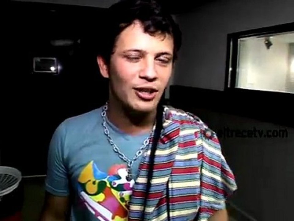 Darío Lopilato, Christian Sancho, Emi Attias - Backstage Los Unicos