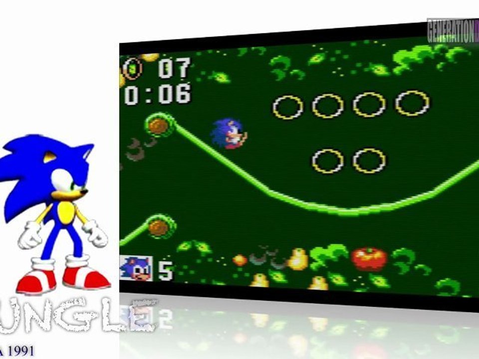 Sonic the Hedgehog Game Gear Review Jungle FR