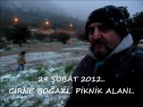 KIBRIS'TA KAR SÜRPRİZİ-29 ŞUBAT 2012-( VİDEO. )...