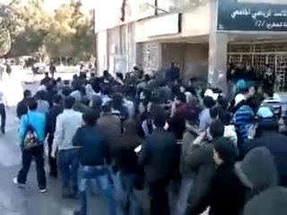 فري برس الاتحاد الديمقراطي الحر حلب   كلية المعلوماتية 29 2 2012 ج 1