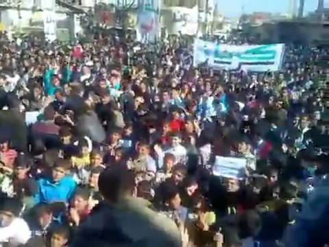 فري برس حماة المحتلة كرناز مظاهرة صباحية و هتافات رائعة 29 2 2012