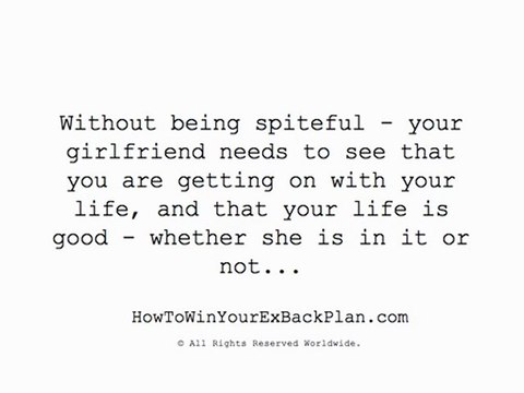 Win Your Ex Girlfriend Back - Three Things You Can Do Now