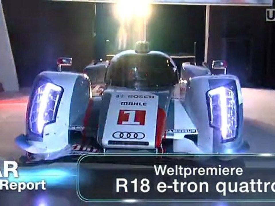 Weltpremiere Audi R18 e-tron quattro