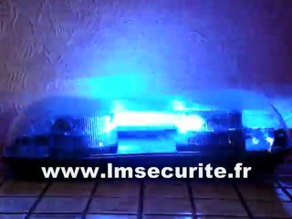 MINI  RAMPE  LUMINEUSE  MERCURA  2  GYROLEDS  ORANGE  OU  BLEU