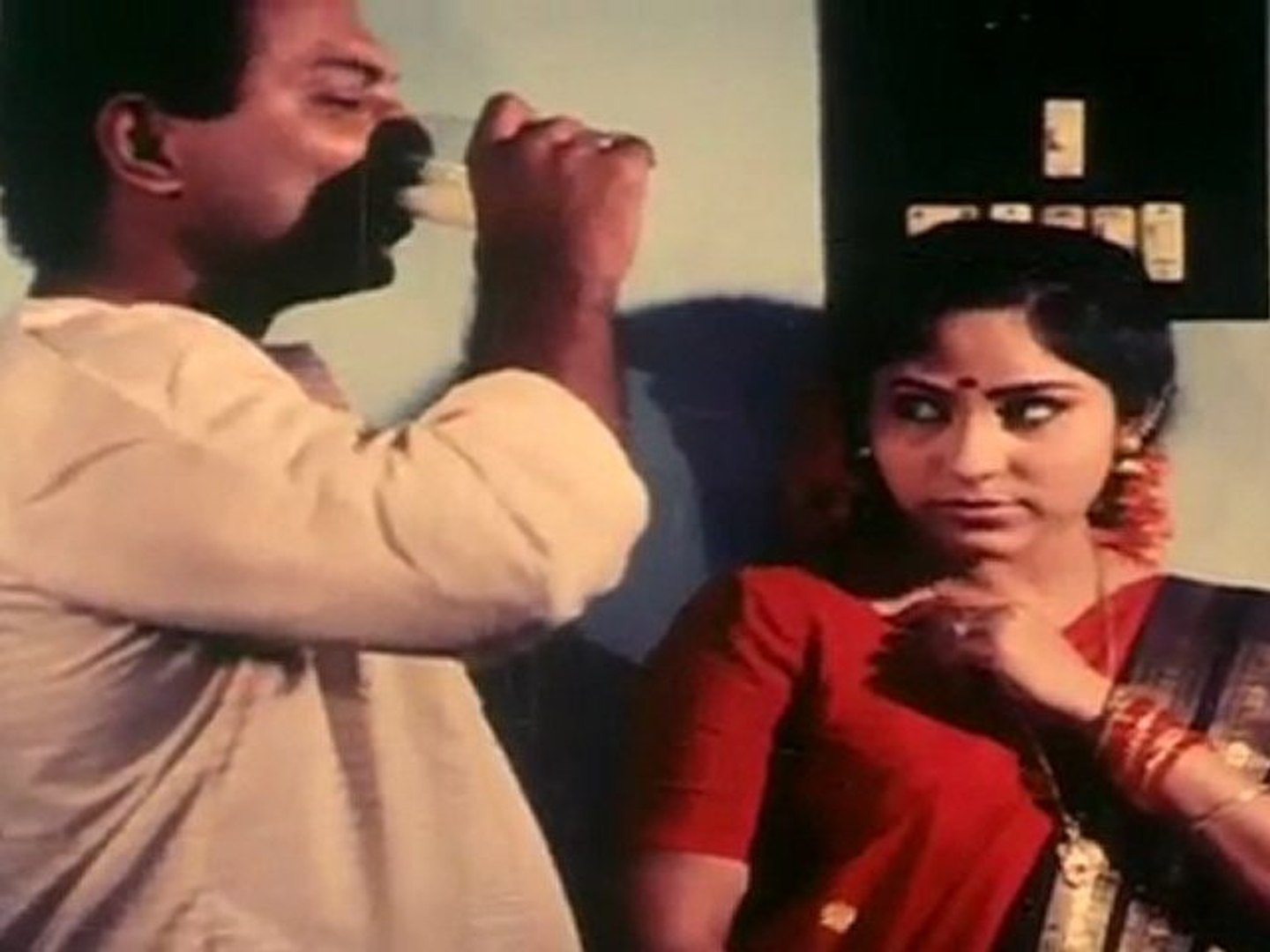 A couple in a fiery moment