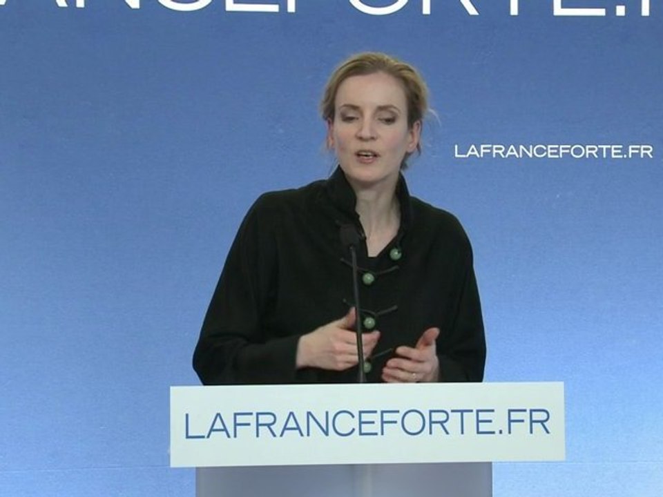 Education: Nathalie Kosciusko-Morizet détaille les mesures du candidat Nicolas Sarkozy