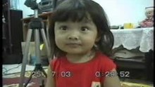cute girl singing