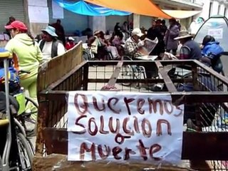 Disabled Bolivians protest for better conditions