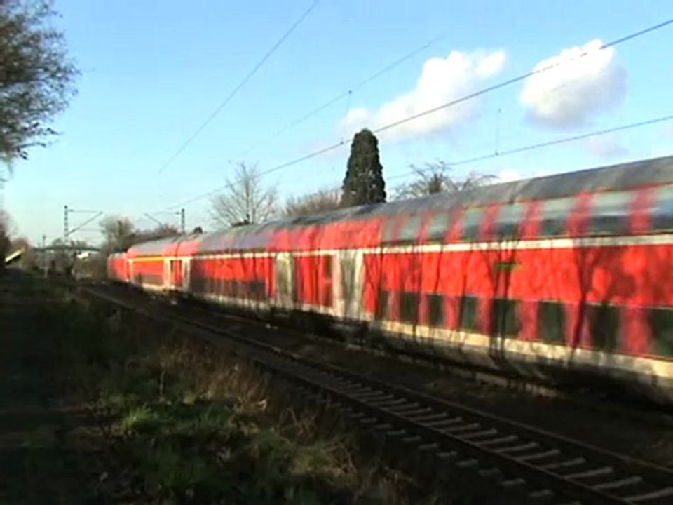 BR425 von Köln nach Bonn BR146 Bonn-Köln Doppelstockwagen