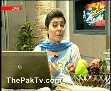 Handi Zubaida Tariq 1st March 2012[green masala drum sticks -Prt 4