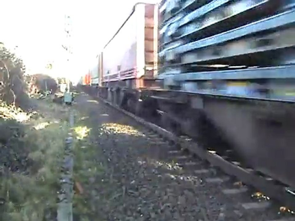 BR425 Köln-Bonn und BR185 mit Güterzug Bonn-Köln