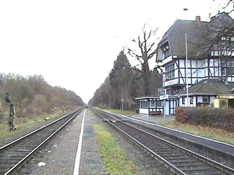 Bahnhof Kottenforst mit Message für meine englischen Freunde