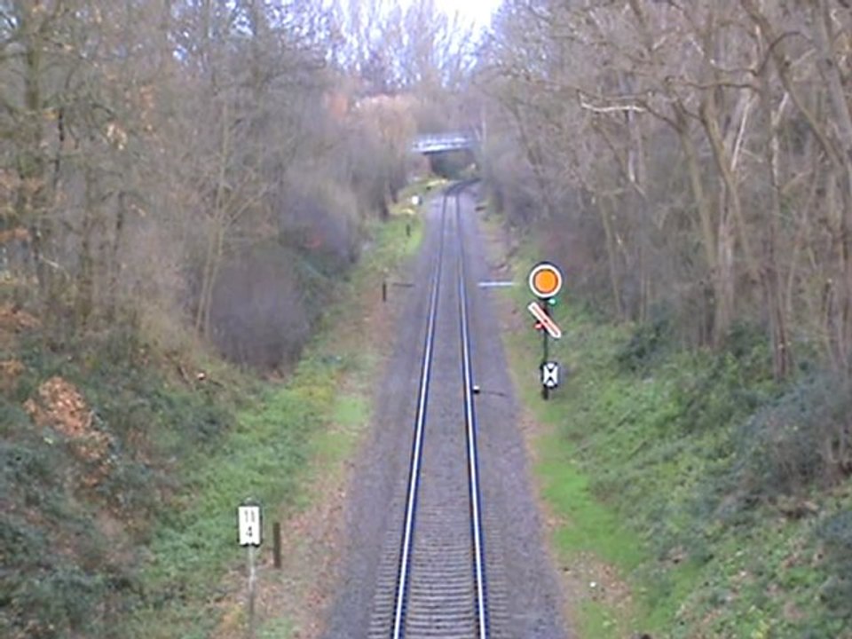 Vorsignal in aktion. witterschlick - heidgen