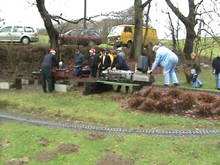 Im Huserland wird die Öl-44ger zum Anheizgleis geschoben