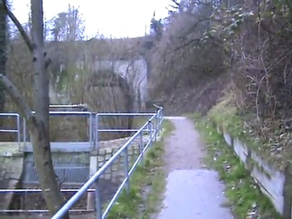 Ehemalige Straßenbrücke am Mühlenholz in Flensburg