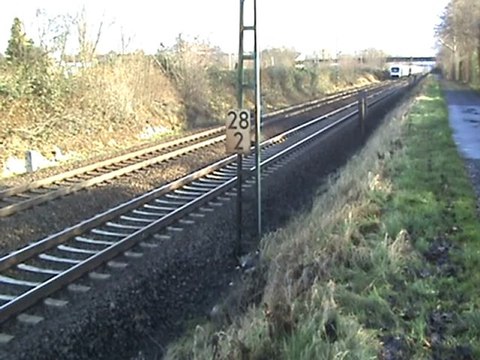 BR101 von Bonn nach Köln bei Bonn - Tannenbusch