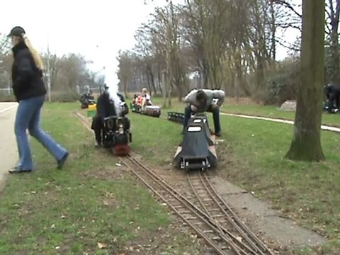 Rangierbetrieb Stadtpark Leverkusen auf fünf und 7,25 Zoll
